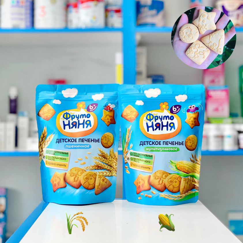 Bánh ăn dặm fruto ngũ cốc của nga