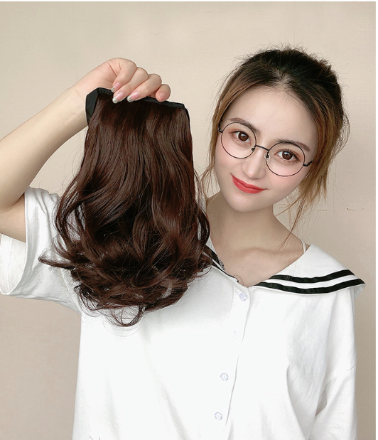 Tóc cột giả ngắn 25cm xoăn đẹp tcg - 014| tóc giả wina