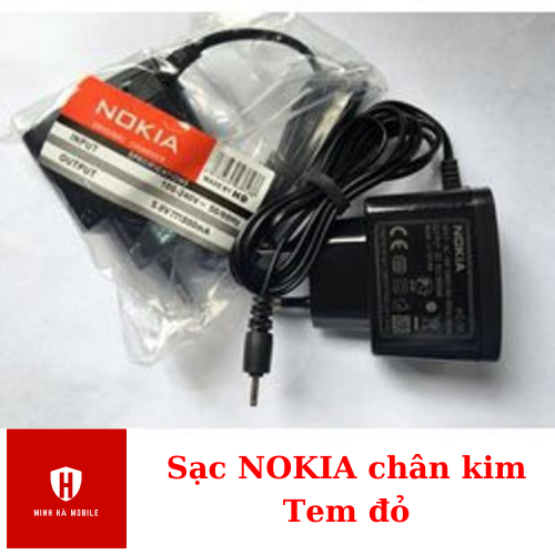 Sạc nokia chân kim tem đỏ ac-3e hàng xịn