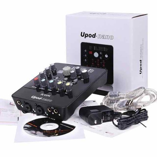Sound card thu âm livestream ICON UPOD NANO hàng chuẩn chất lượng tốt mẫu mã đẹp bảo hành 3 tháng