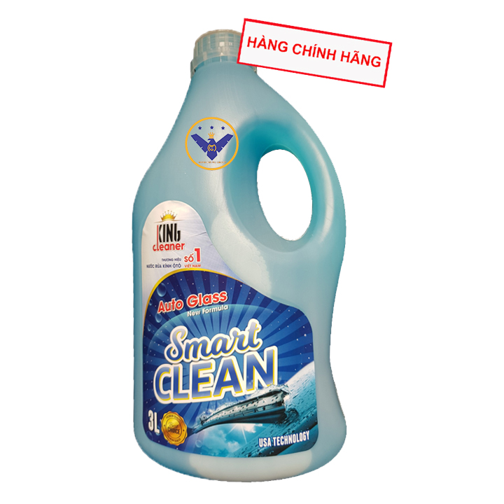 Nước rửa kính ô tô siêu sạch đậm đặc KING CLEANER bình 3 lít