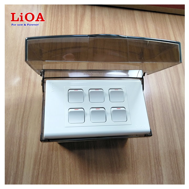 Mặt chống nước - Che mưa, che ổ điện ngoài trời LiOA Chiều ngang