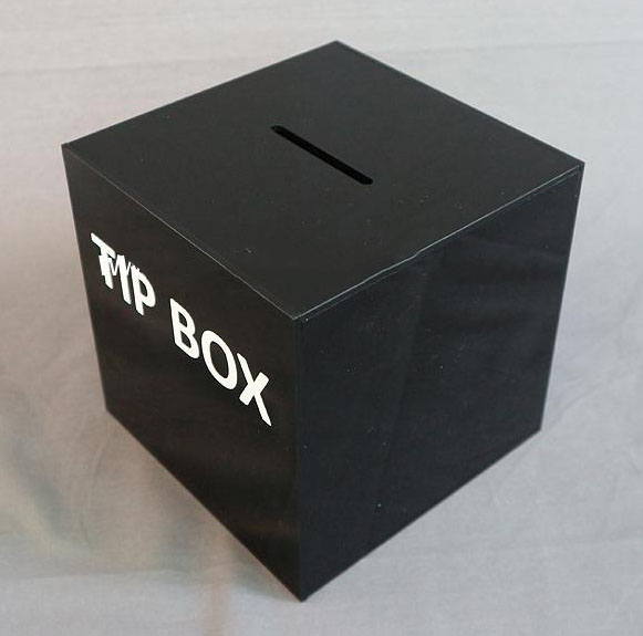 ❤Hộp tip hộp đựng tiền từ thiện mica đặt màu theo yêu cầu kích thước 20x20x20cm