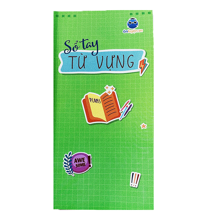 Sổ học từ vựng, colocations, idioms Tiếng Anh kèm app học 500+ từ vựng giúp ghi nhớ từ mới dễ dàng hơn - 80 trang.- Nhà sách Ôn luyện