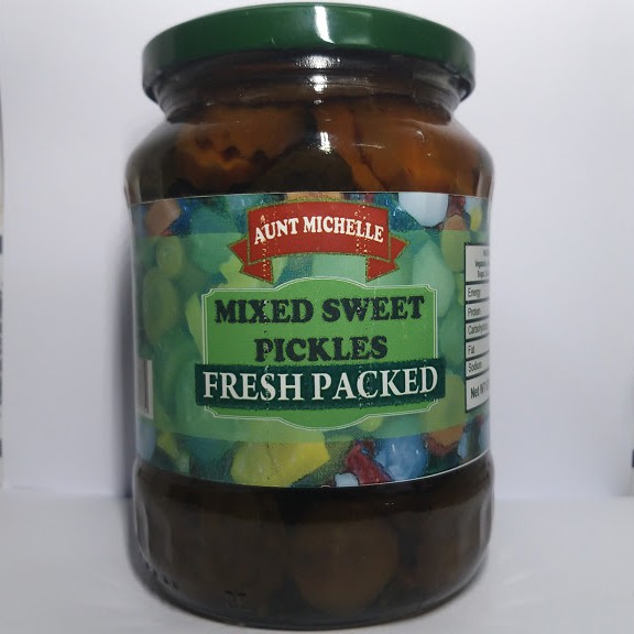 Rau Củ Ngâm Chua Ngọt Mixed Sweet Pickles Fresh Packed 670gr/ Aunt Michelle Mixed Sweet Pickles - Nhập Khẩu USA