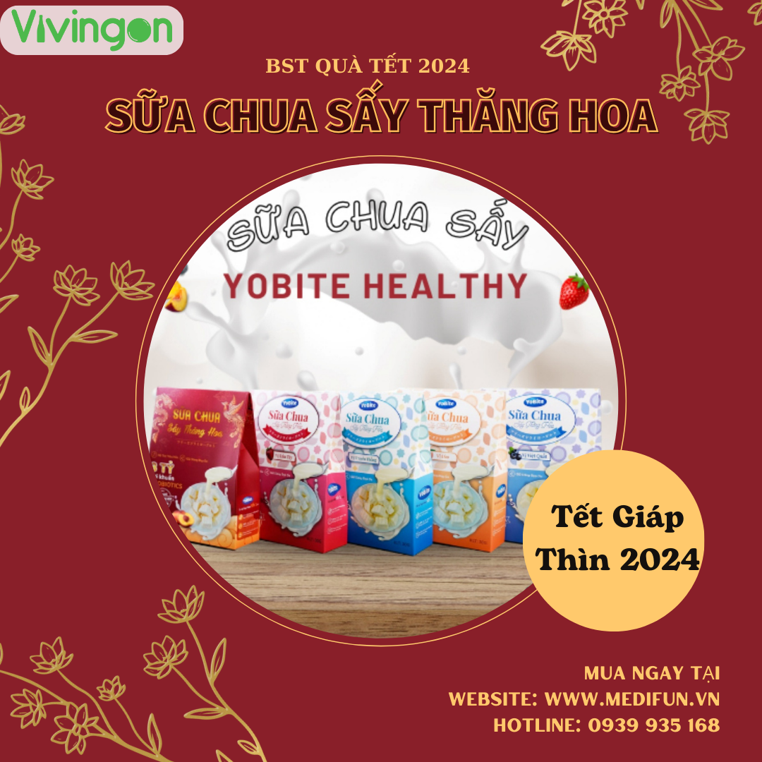 Sữa Chua Sấy Thăng Hoa YoBite Healthy, nhiều vị thơm ngon, gói 30gram NPP Vivingon, không chất bảo quản