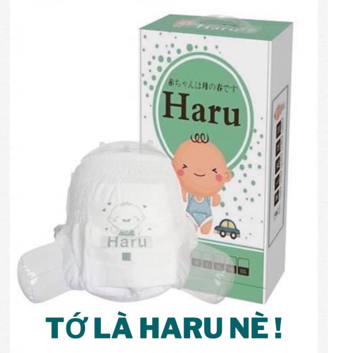 Tã /bỉm quần/dán haru size s/m/l/xl/2xl/3xl/4xl