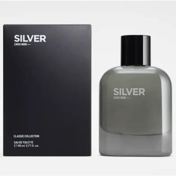 Nước hoa nam zara man silver edt 80 ml full box . - m102