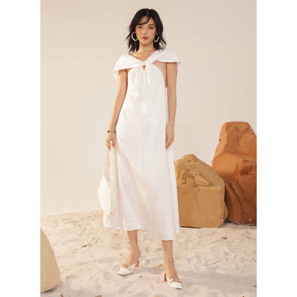 Dottie premium - đầm dress with tie detail limited edition d0209