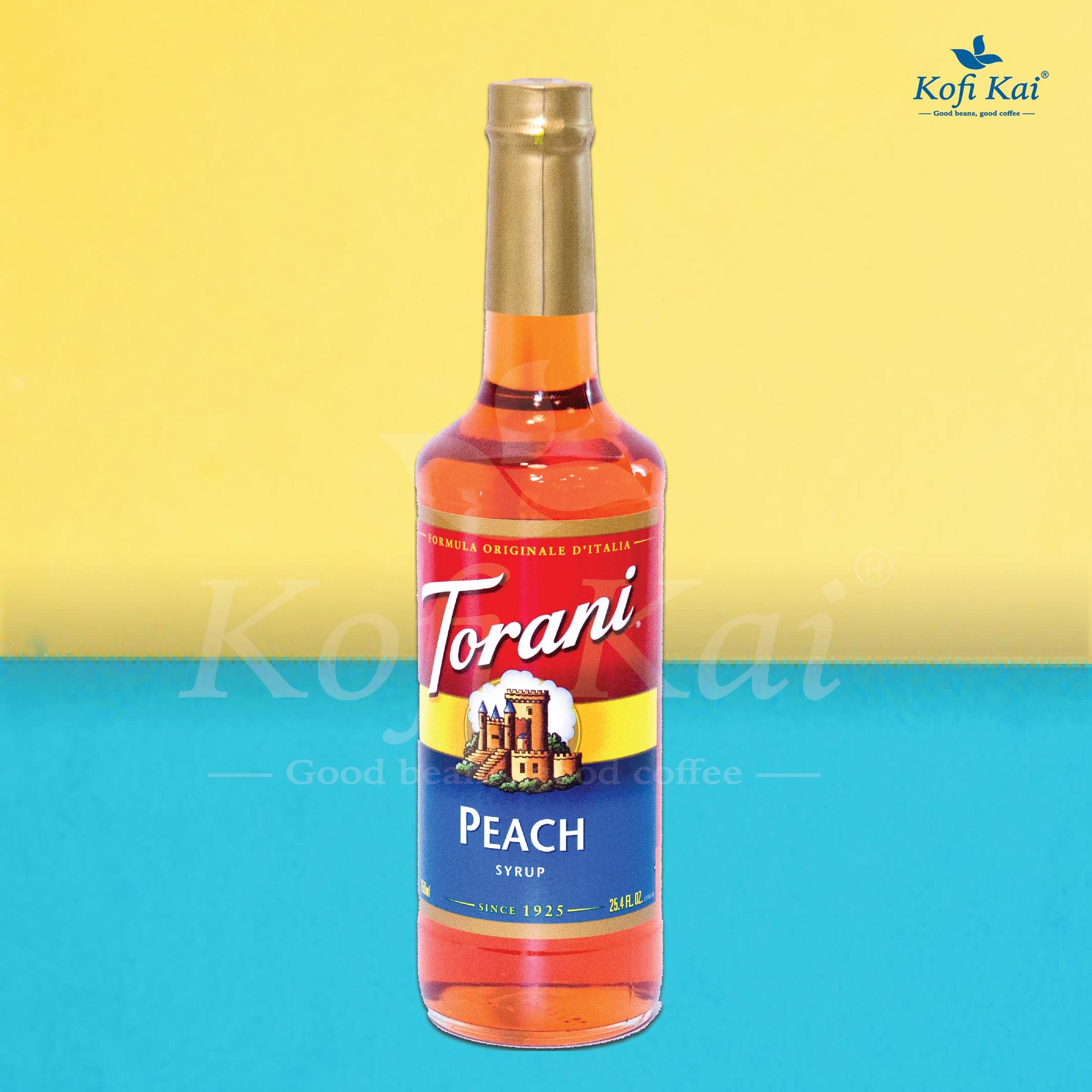 Syrup torani đào kofi kai 750ml