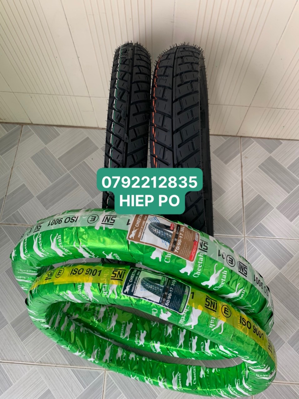 CẶP VỎ CHEETAH KHÔNG RUỘT THÁI LAN 60 70 HOẶC 70 80 GẮN CÁC LOẠI XE
