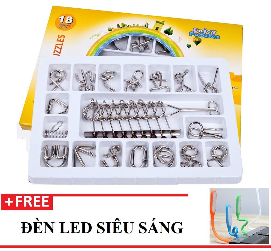 ⚡⚡ [HOT SALE] [QUÀ TẶNG] TRÒ CHƠI TRÍ TUỆ NHẬT BẢN 18 IN 1 (LOẠI TỐT) - TẶNG 1 ĐÈN LED SIÊU SÁNG FUNO
