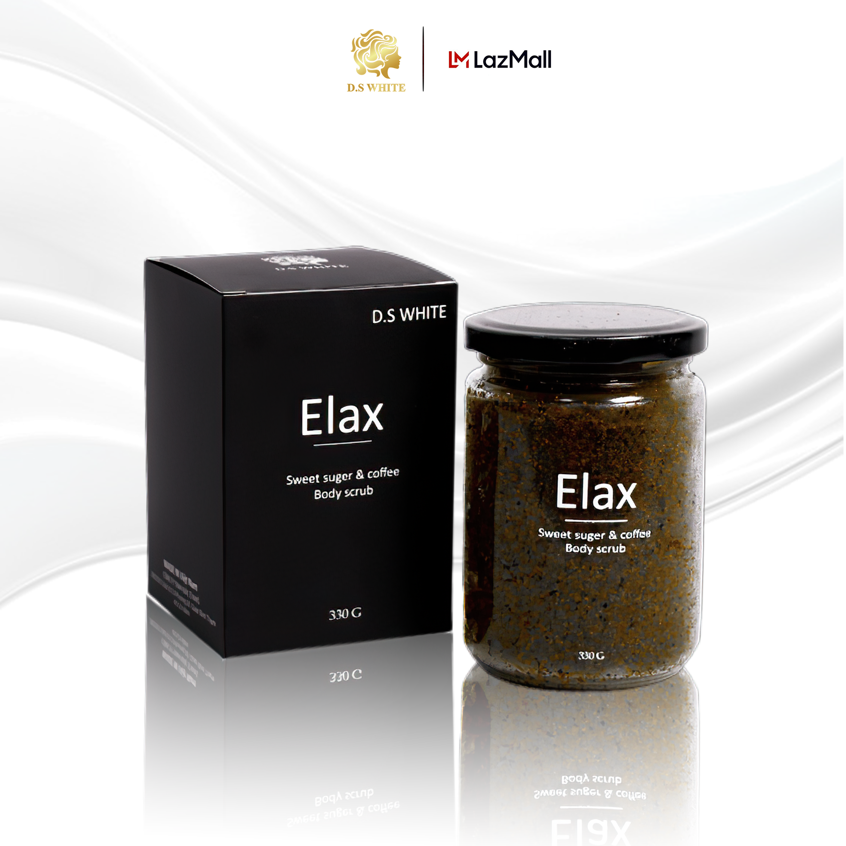 Tẩy tế bào chết body cà phê robusta elax thương hiệu d.s white