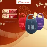 Loa Bluetooth JBL CLIP 5 JBLCLIP5 - Hàng chính hãng - Thiết kế gọn nhẹ đầy ấn lượng, tổng công suất: 7W âm bass vô cùng uy lực, nhiều phiên bản màu khác nhau