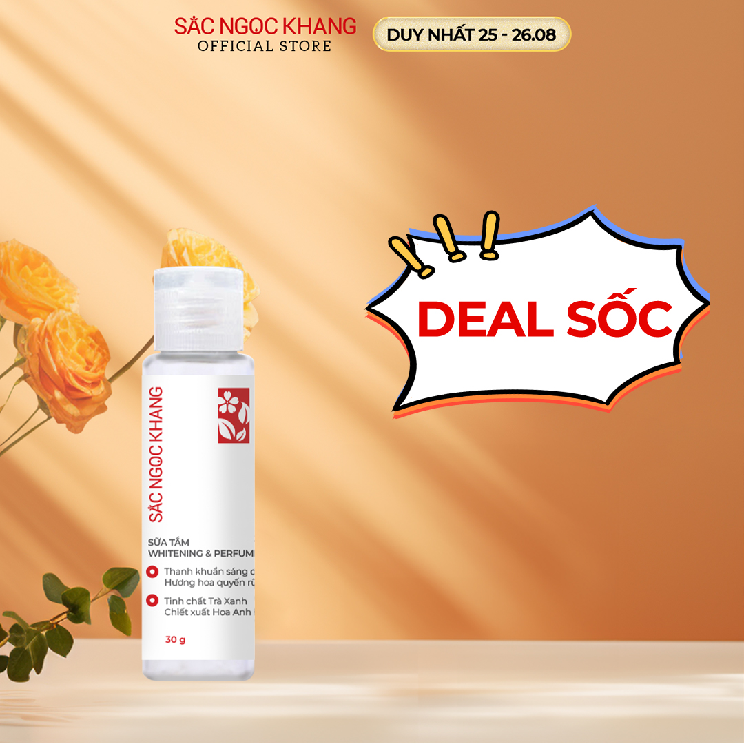 Sữa Tắm  Sắc Ngọc Khang hoa anh đào 30g  [SẮC NGỌC KHANG OFFICIAL]