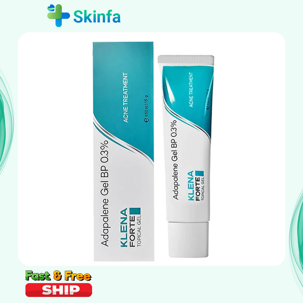 Kem Mụn Klena Forte - Adapalene 0.3% Phù Hợp Da Mụn