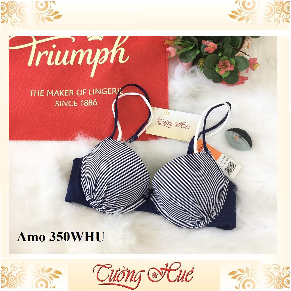 Sale sale sale - áo lót nữ triumph amo 350 whu sọc màu dây mảnh tẻ đôi.