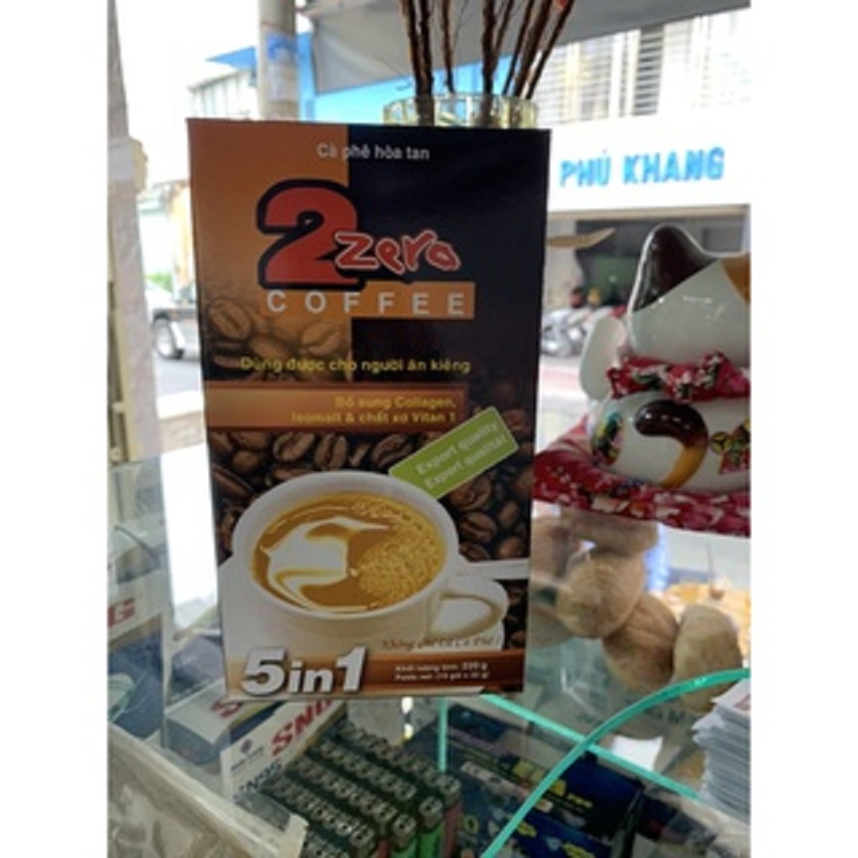 Cà phê sữa hòa tan Collagen 5in1 (loại xuất khẩu) dành cho người kiêng đường