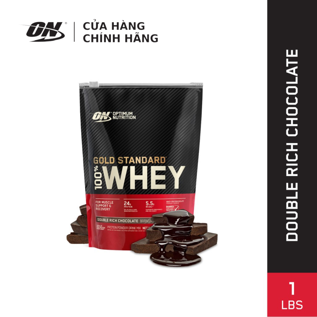 Tăng cơ Optimum Nutrition Gold Standard 100% Whey 1lb (14 servings)
