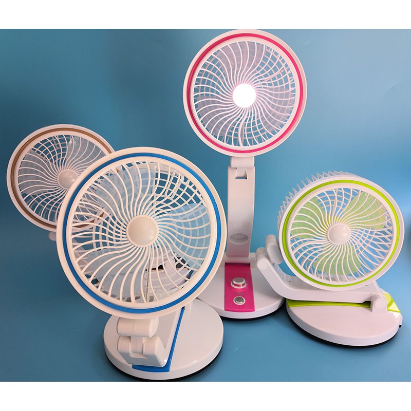 Quạt Tích Điện mini Có Đèn LED Gấp Gọn Fan Quạt Tích Điện Dùng Pin Quạt Sạc Điện Loại Tốt Mua Quạt Sạc Tích Điện Đa Năng Quạt Tích Điện , Siêu Mát Gấp Gọn Với Nhiều Tư Thế Bảo Hành 12 Tháng