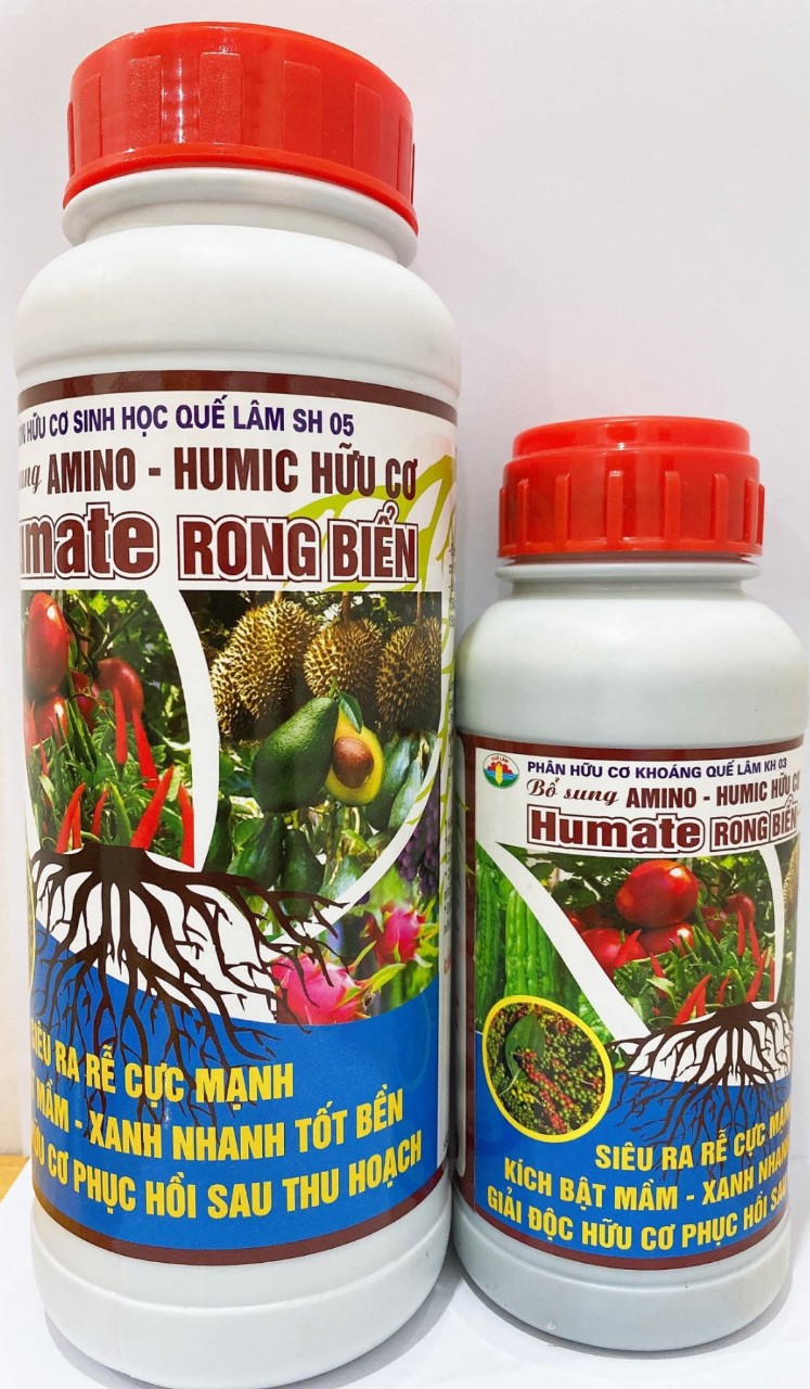 Phân đạm hữu cơ rong biển Humate ra rễ vọt đọt, giải độc sau thu hoạch cho rau màu cây kiểng| Minh Hân Garden