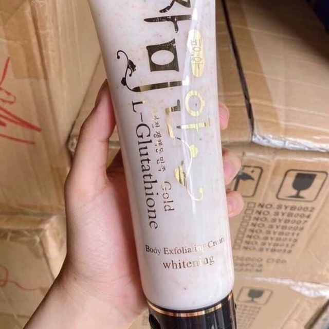 Tẩy kỳ tế bào chết trắng da L-Glutathione của Hàn Quốc