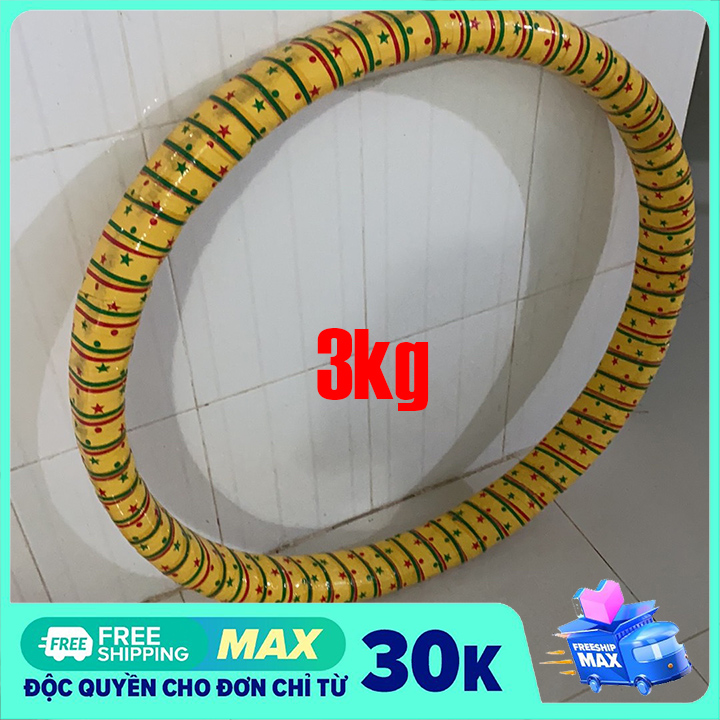 Vòng lắc eo bụng chập đôi giúp giảm eo nhanh bản to nặng 3kg