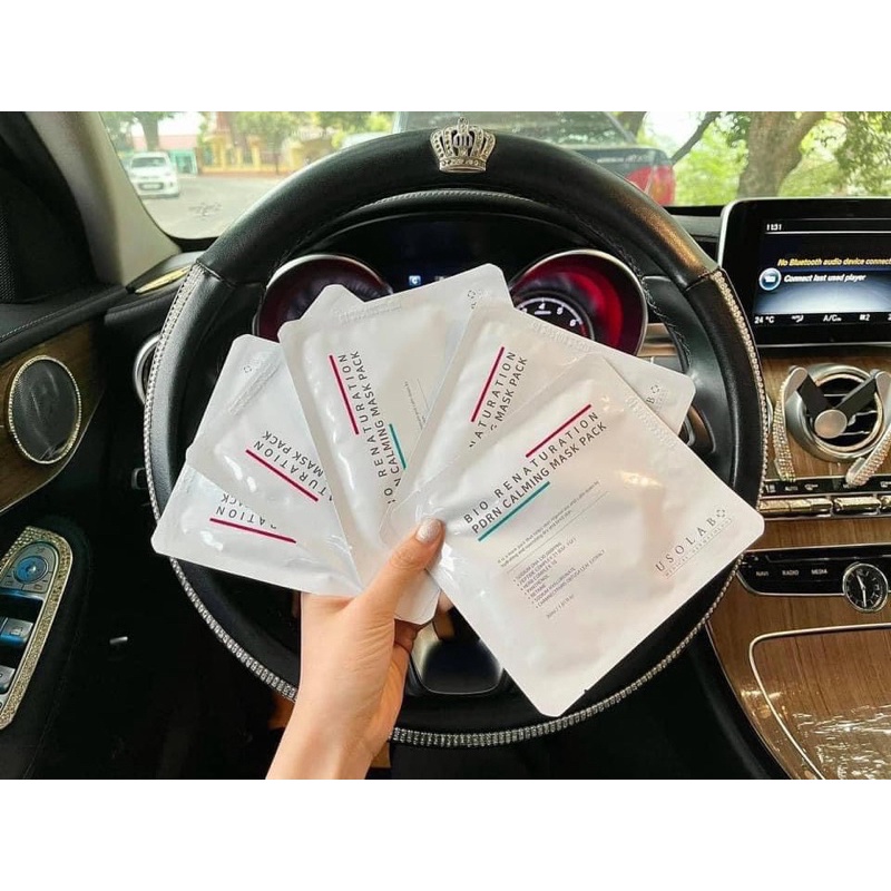 Usolab mặt nạ tái tạo da pdrn mask dna bào thai cá hồi