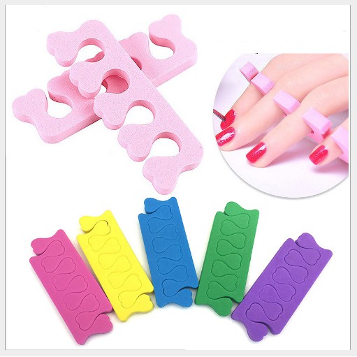 Combo 2 Cặp Kẹp Xốp Tách Ngón Chân, Ngón Tay Làm Nail