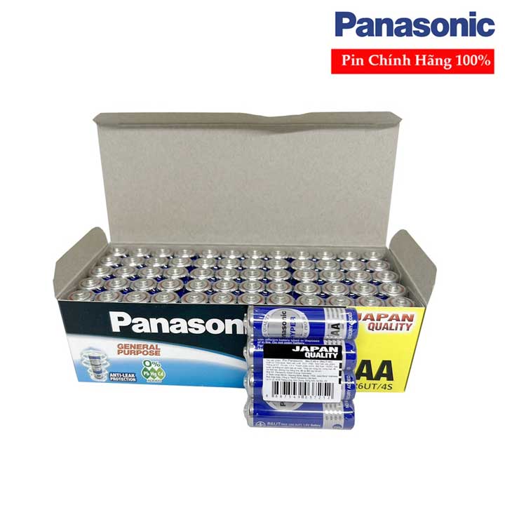 Pin AA Panasonic chính hãng vỉ 4 viên