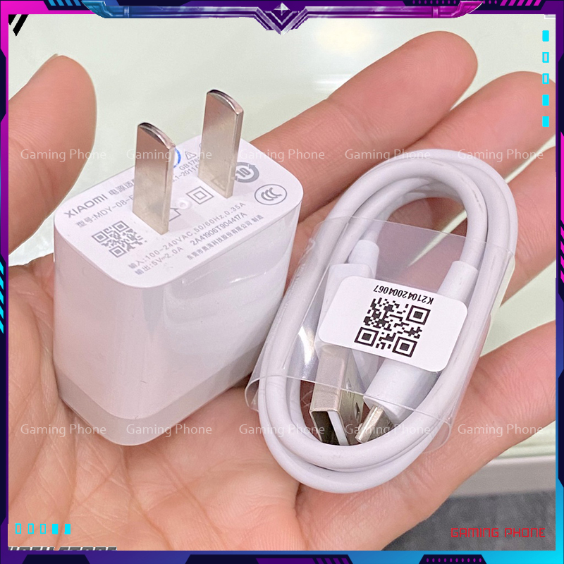 Bộ sạc nhanh Xiaomi 10Wcủ cáp xạc mi chân micro và chân typeC, sạc nhanh và truyền dữ liệu