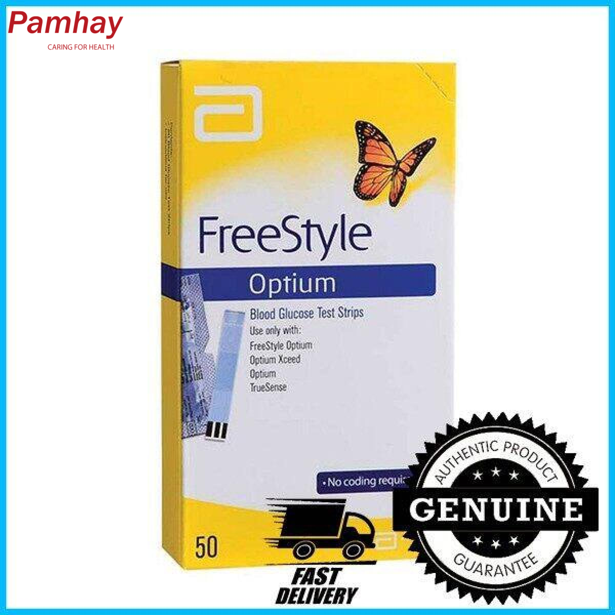 Abbott freestyle optium test strips 50 / 100 que