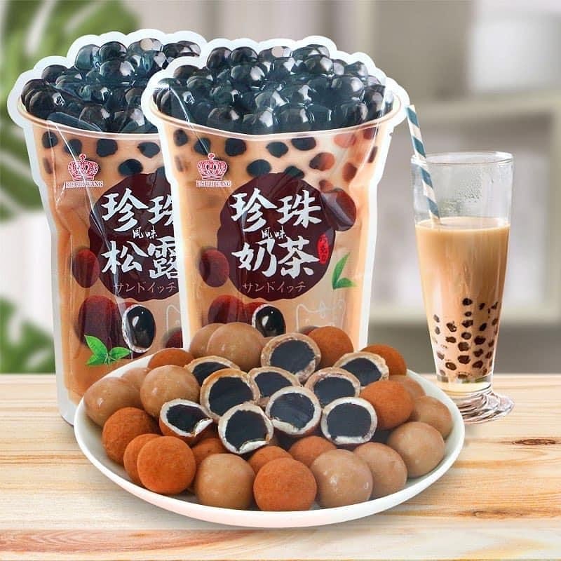 Kẹo trà sữa trân châu thơm ngon - gói to 120gr