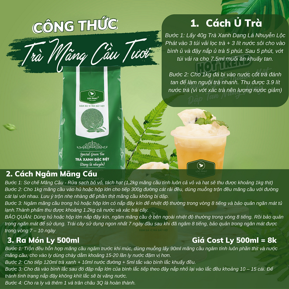 TRÀ XANH LÁ NHUYỄN LỘC PHÁT ĐẶC BIỆT