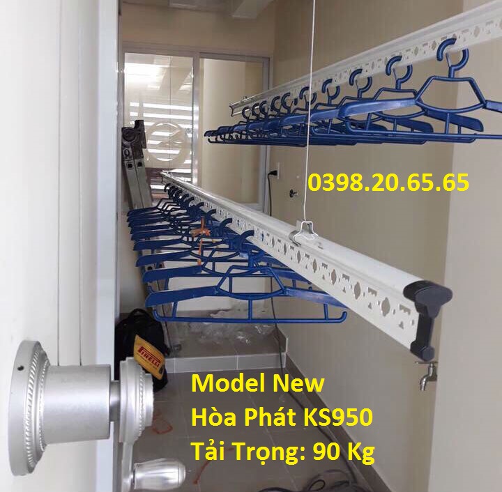Giàn phơi quần áo thông minh Hòa Phát KS950