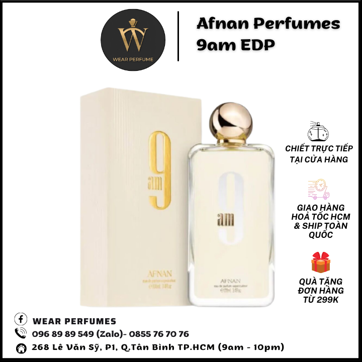 Nước Hoa Afnan Perfumes 9AM EDP Unisex - Trẻ trung, Năng động, Tươi mát