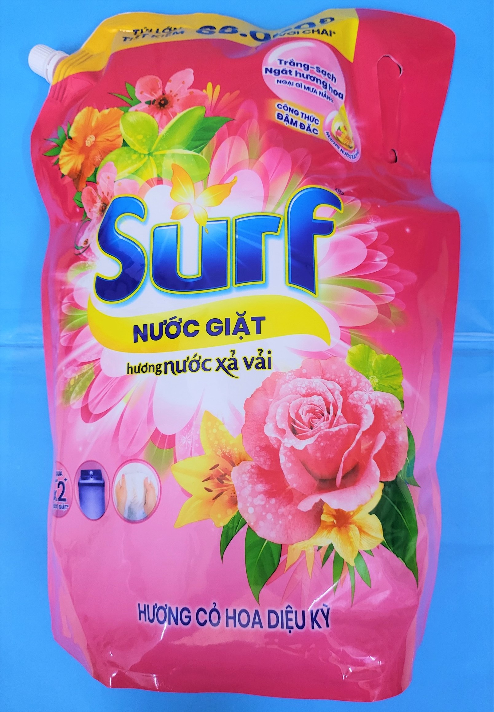 Nước giặt hương cỏ hoa diệu kỳ laundry detergent
