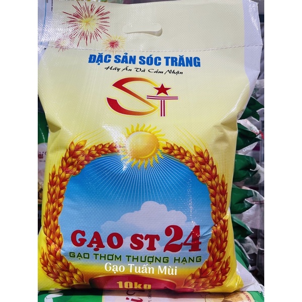 Gạo st24 đặc sản sóc trăng dẻo thơm