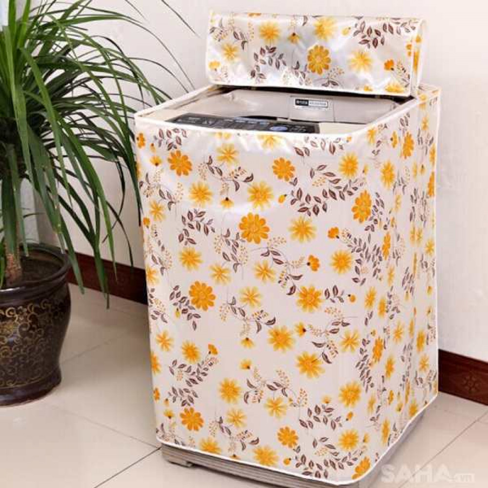Áo trùm máy giặt vải dù cửa trên 12-15kg - Kara House