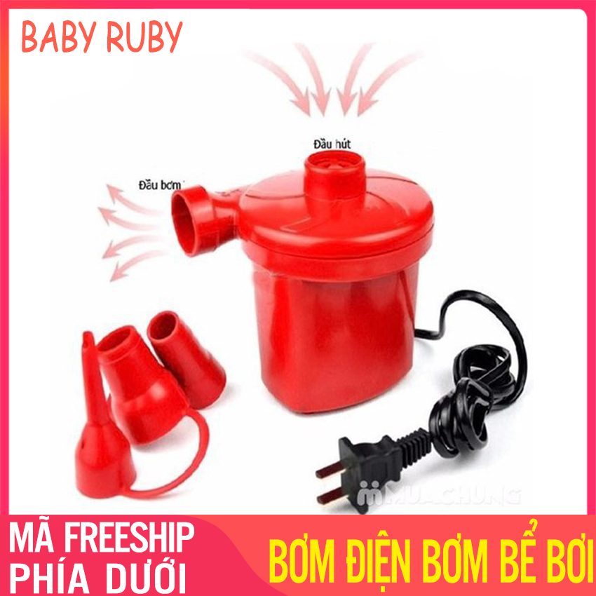 Bơm Điện Phao Bơi - Bơm Điện 2 Chiều Nhỏ Gọn - Máy bơm phao bơi, đồ bơm phao bơi, máy bơm hơi bao bơi, bơm điện hồ bơi, bơm điện hơi, bơm điện 2 chiều cho bể bơi, bể bơi kèm bơm điện, bơm điện cho bể bơi