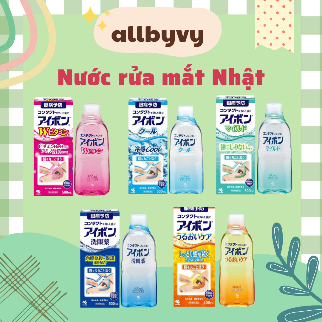 Allbyvy | Nước rửa mắt Nhật
