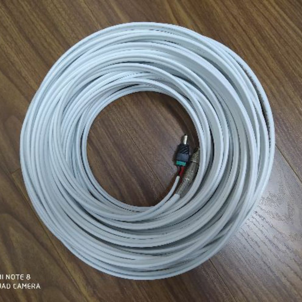 Dây tín hiệu camera kèm nguồn Sino dài 30m bấm sẵn 2 đầu