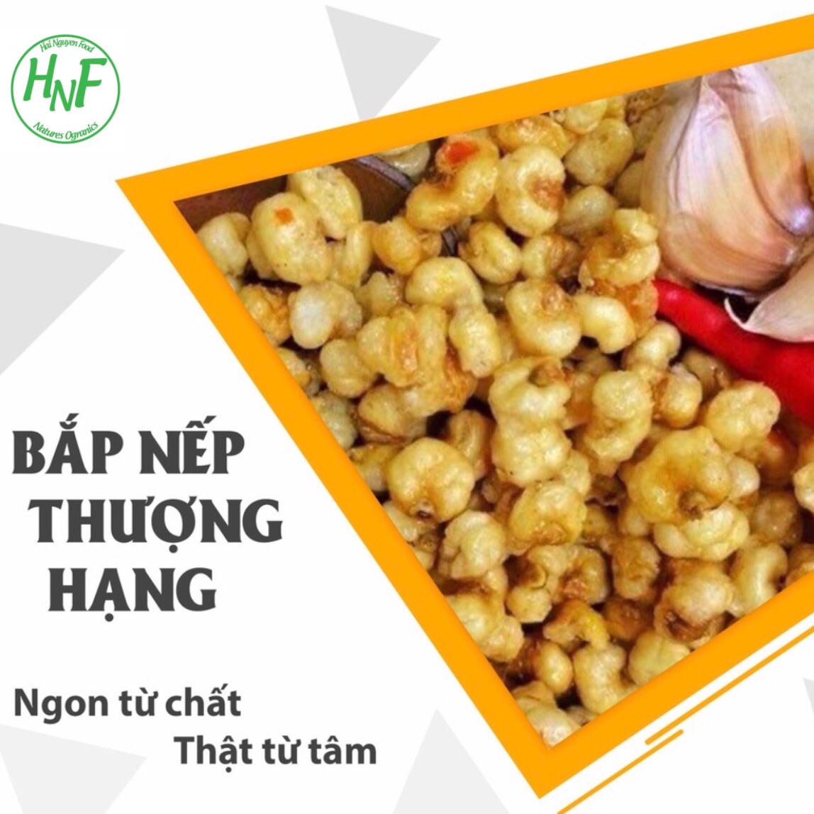 250g 🌽 Bắp nếp rang bơ tỏi ớt thơm ngon giòn rụm