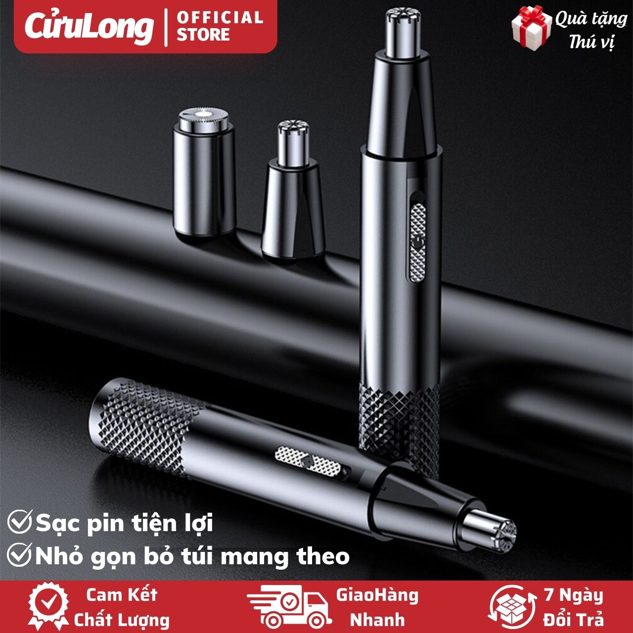 Tỉa lông mũi máy cạo râu 2 trong 1 sạc pin đa năng, kéo cắt máy tỉa lông mũi, cây dao cạo râu an toàn tiện lợi cho nam nữ sử dụng