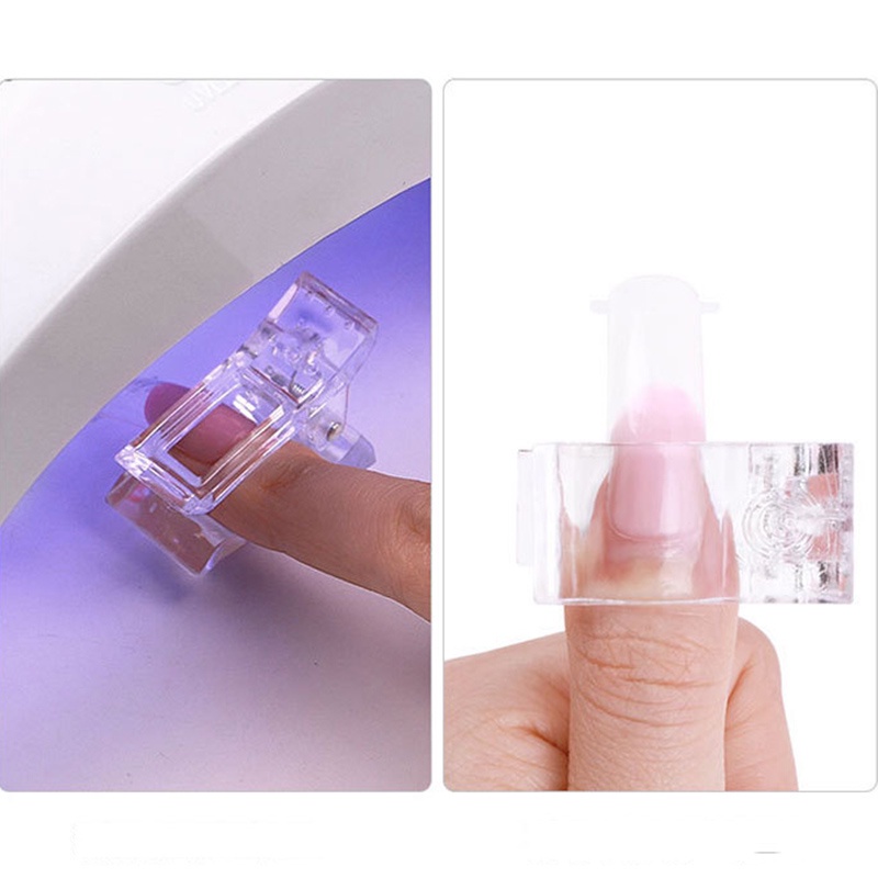 Kẹp móng úp gel gôm, kẹp cố định phom móng giữ móng nối vào phom