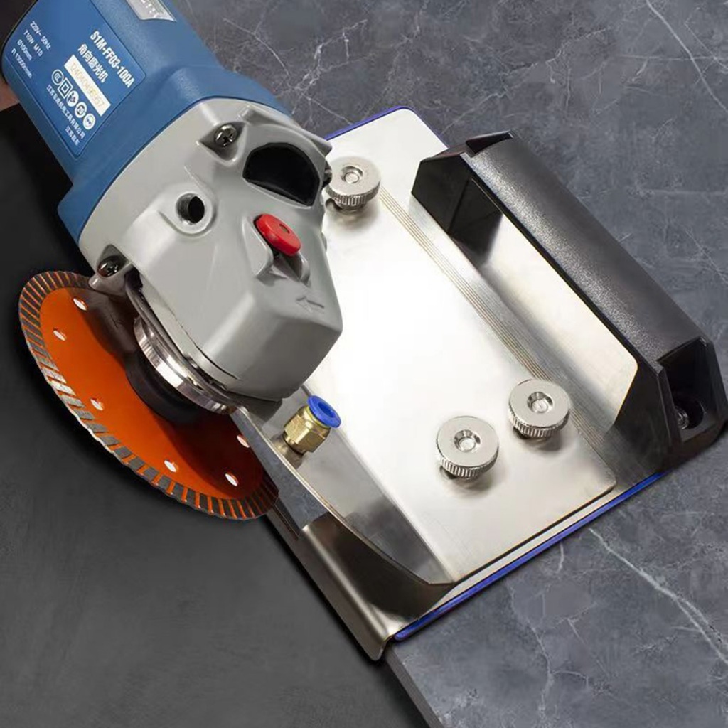 Bàn cắt mòi gạch 45 độ cho máy cắt cầm tay bằng inox 304 đế cắt mòi gạch ốp lát thế hệ mới cắt vát gạch phúc thịnh tool