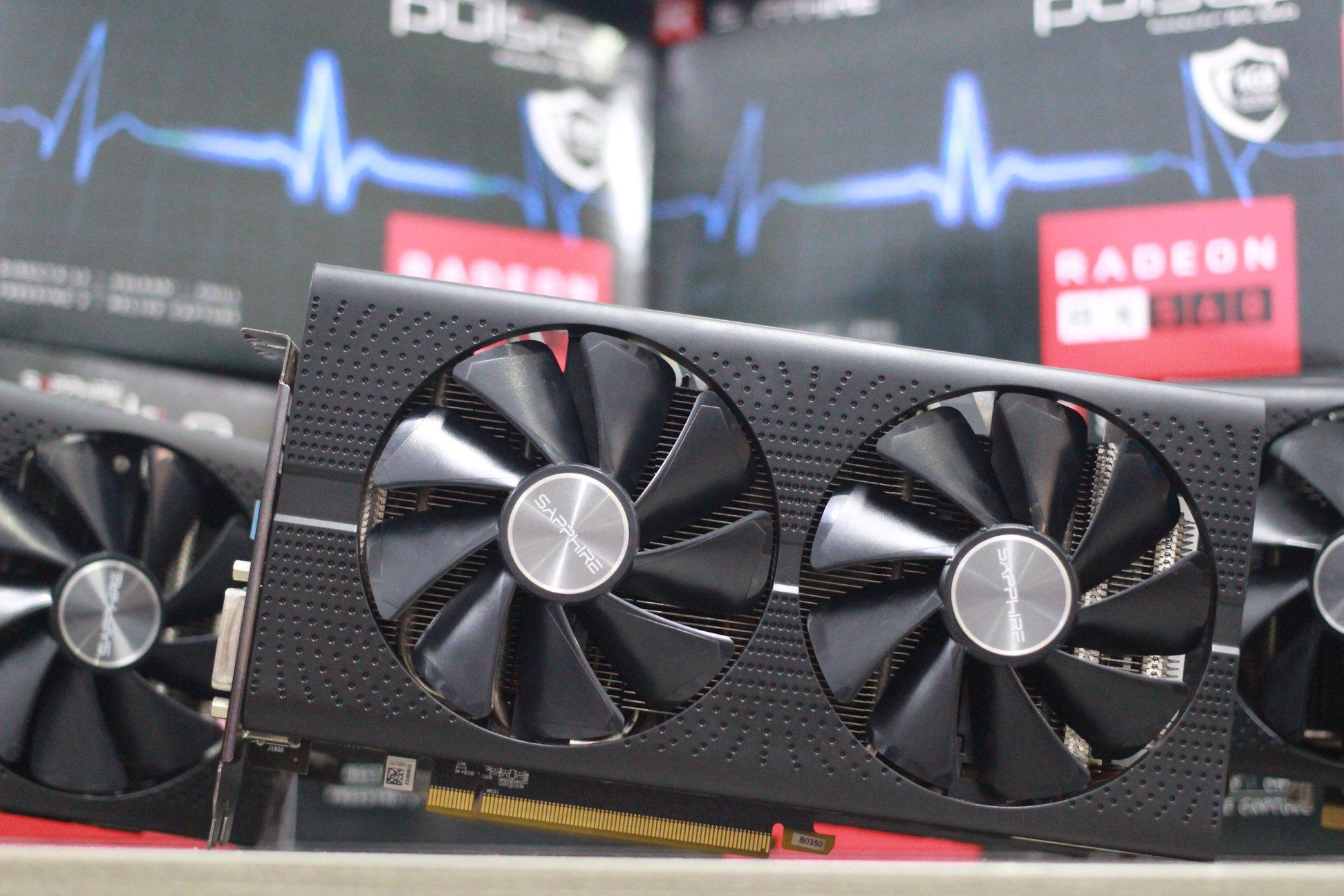Card màn hình vga amd sapphire rx580 8gb pulse bảo hành mctech 12/2019
