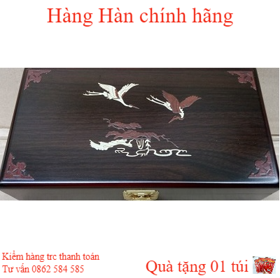 An Cung Ngưu Hoàng Hoàn Hàn Quốc Hộp Gỗ 10 Viên