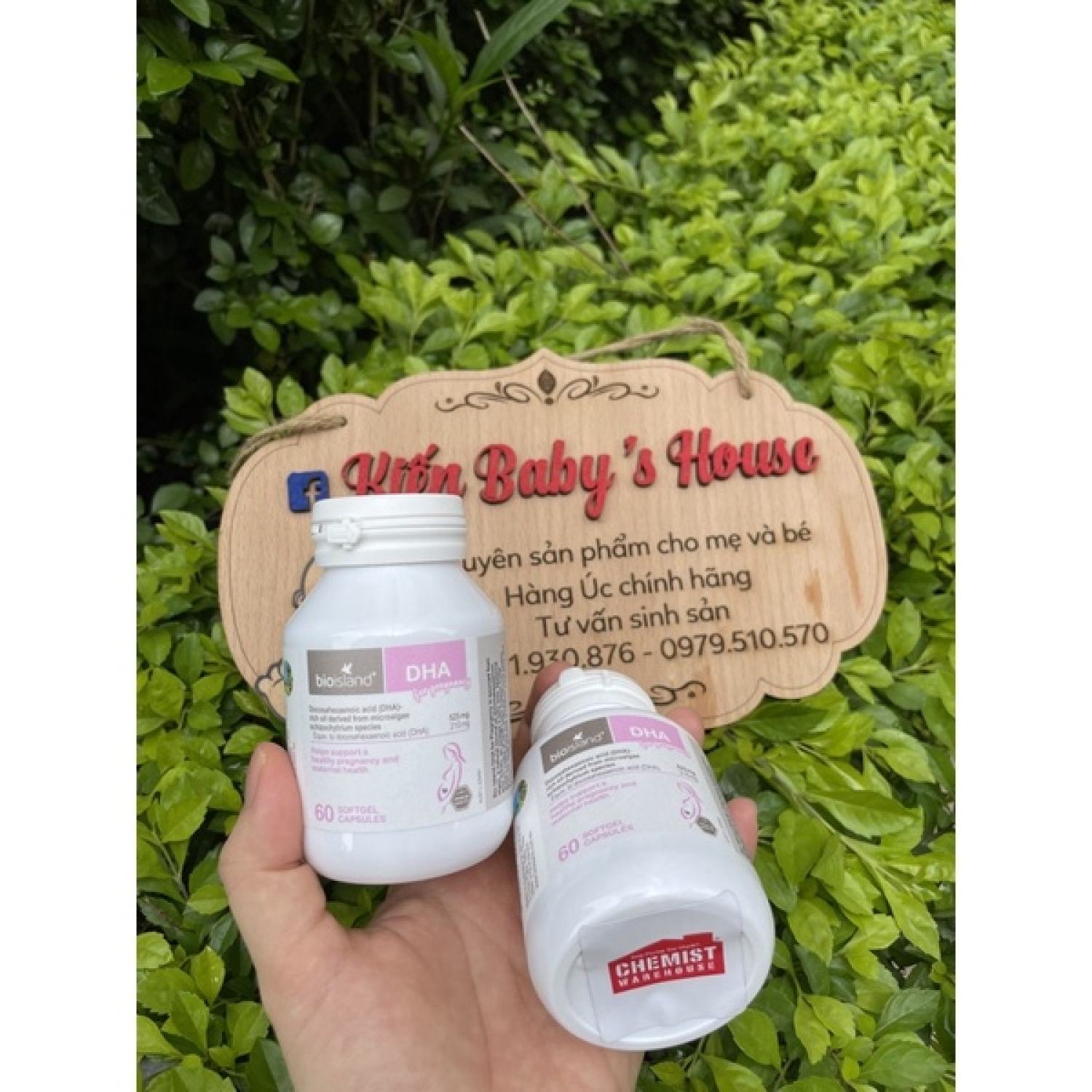 Vitamin DHA Bioisland 60v cho mẹ bầu, sau sinh và cho con bú- Shop Mẹ Kiến