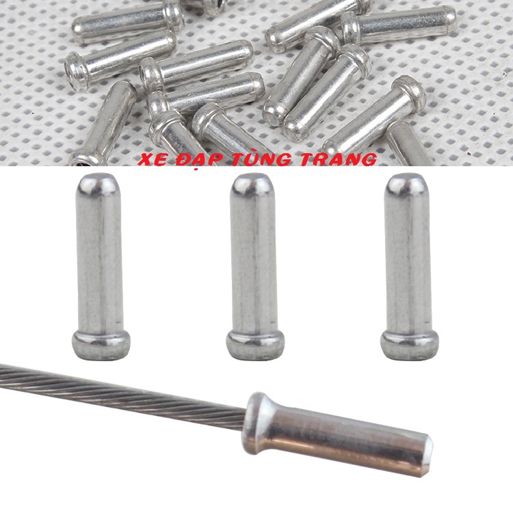 Set 10 đầu bịt dây cáp phanh , dây cáp đề xe đạp chất lượng tốt